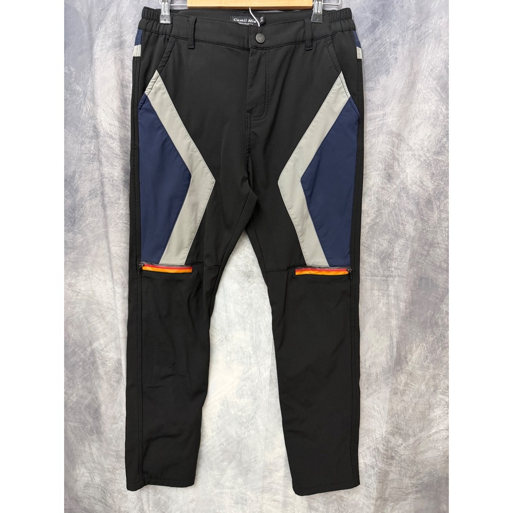 Camii Mia Womens Hiking Pants Black Colorblock Outdoor Active Trousers 30x32